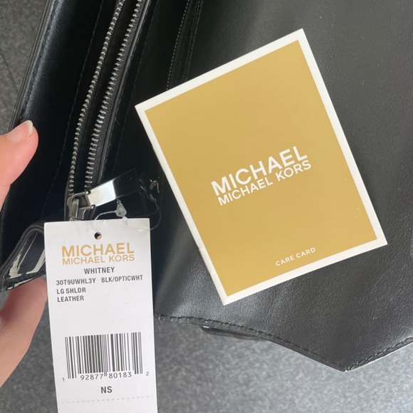 MICHAEL Michael Kors Black and White Crossbody Bag - Picture 7 of 11